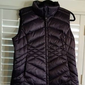 The North Face 550 Goose Down Vest Full Zip Women's Large- Eggplant